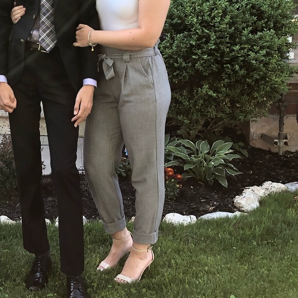 Dynamite Slim Leg Belted Dress Pant - Picture 11 of 12